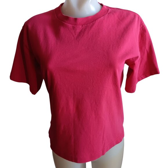 Women's T-shirt Small Single Stitch Vintage 1990's USA MADE Crewneck Relaxed - Picture 1 of 6